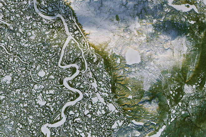 Хрупкая красота рек Земли: 20 впечатляющих снимков из космоса