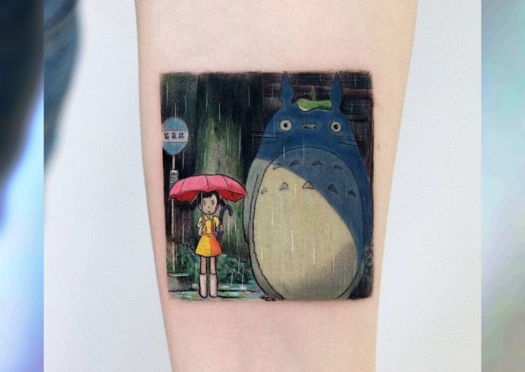 Unusual Tattoos With a Mix of Famous Paintings and Pop Culture Characters