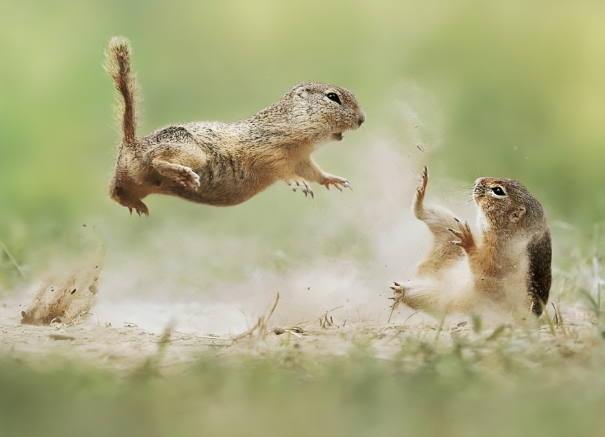 Masterpieces in Motion: Perfectly Timed Animal Captures